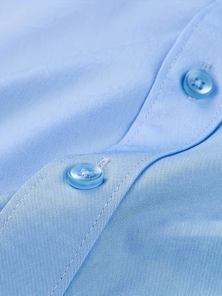 Ezra - Elegant Slim Fit Shirt With Button