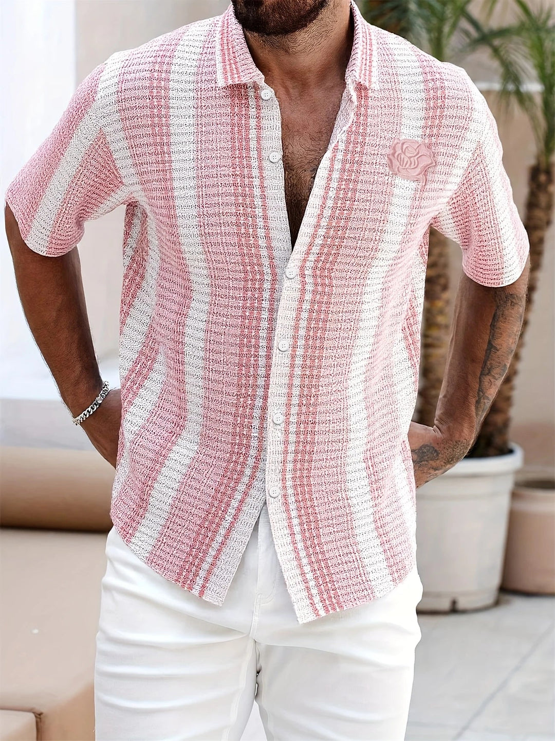 Avram - Casual Striped Shirt With Buttons