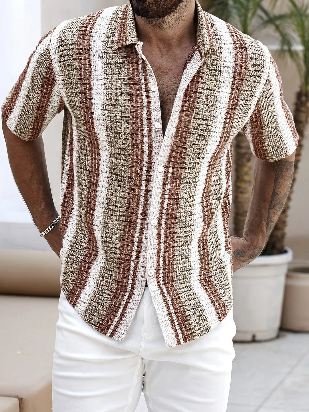 Avram - Casual Striped Shirt With Buttons