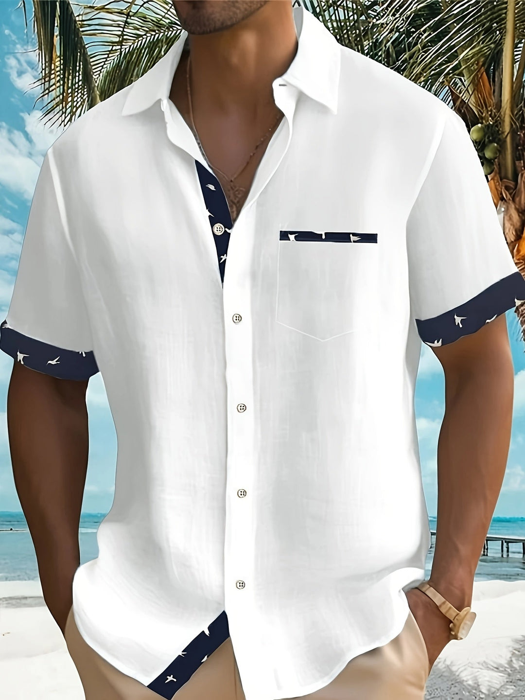 Julio - Elegant Short Sleeve Shirt