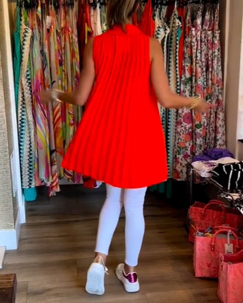 Rowland - Sleeveless Top With Ruffle