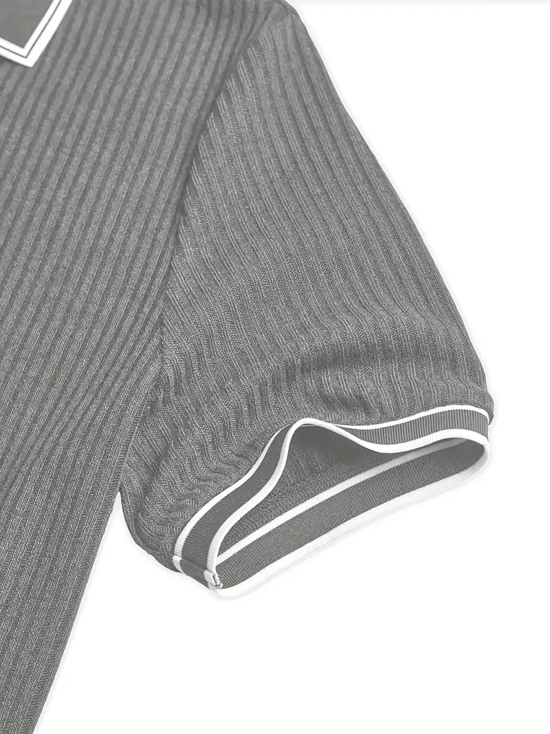 Orestis - Elegant Short Sleeve Polo Shirt