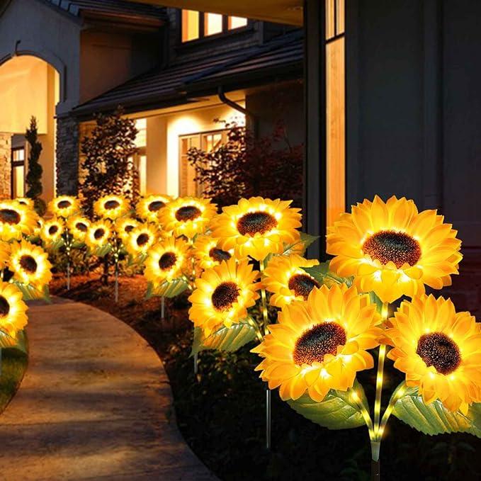 FloralGlow - Solar LED Sunflower Garden Lights