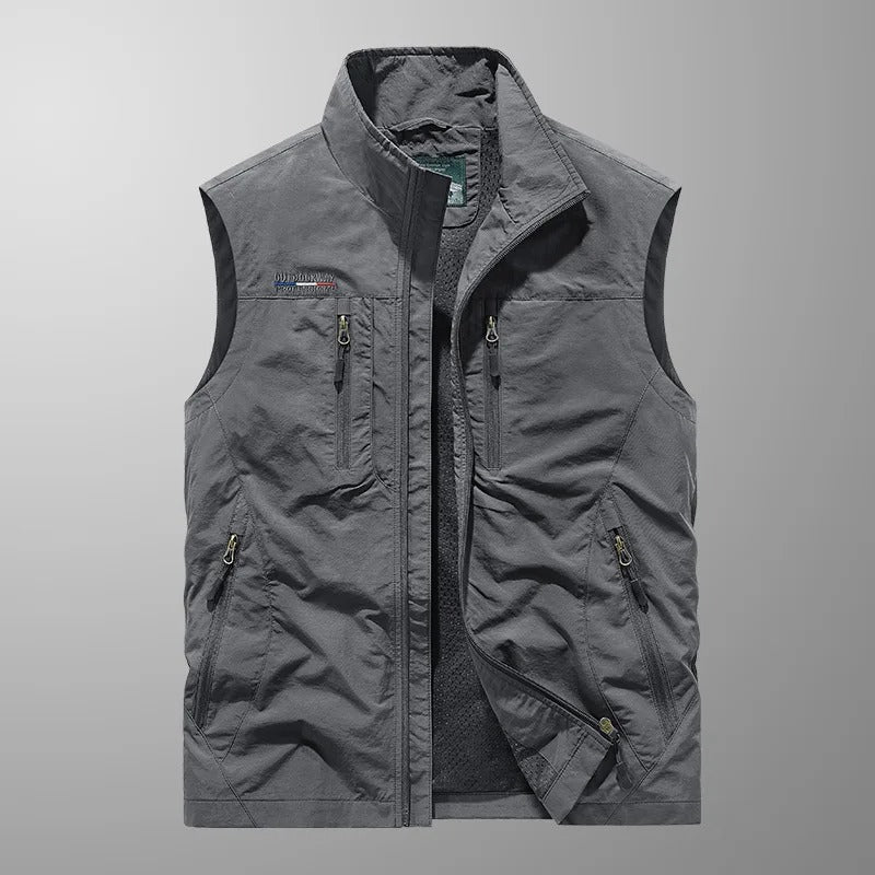 Vincent - Multi-Pocket Breathable Outdoor Cargo Vest