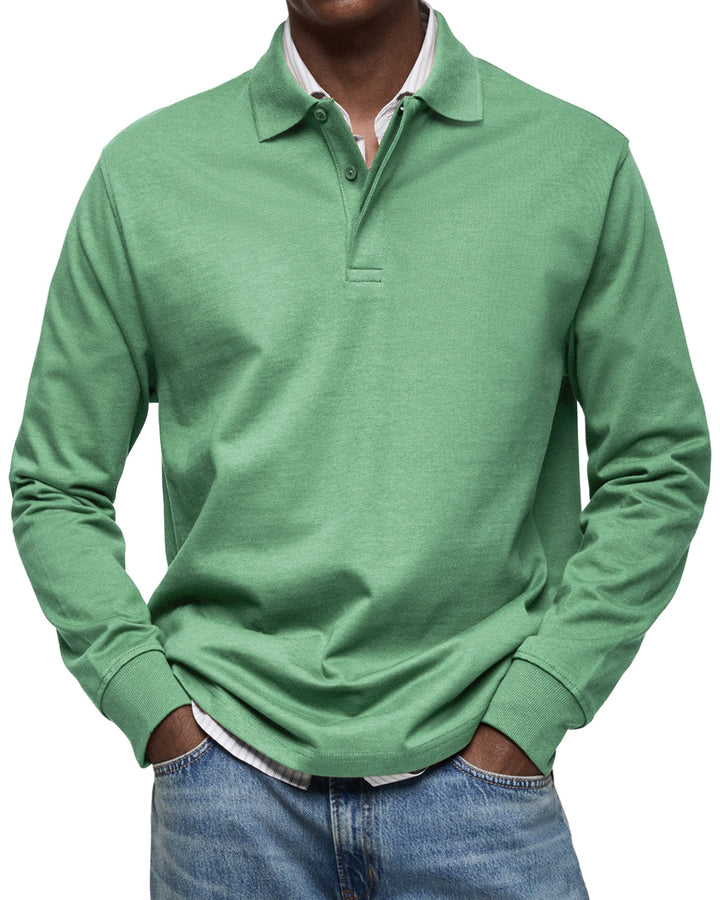 Joseba - Casual Long Sleeve Polo Shirt