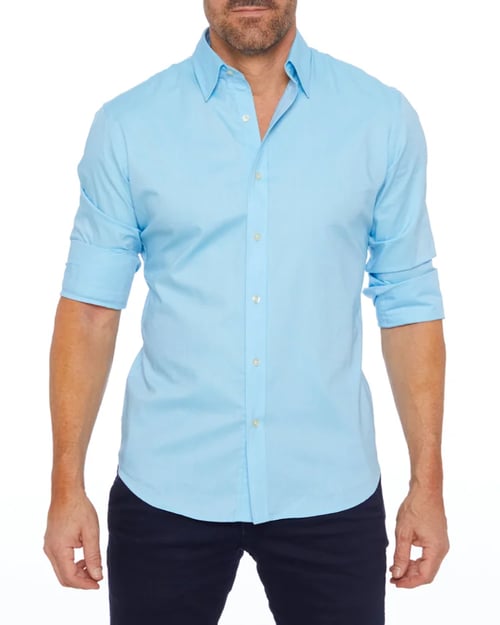 Ceferino - Casual Long Sleeve Shirt With Button