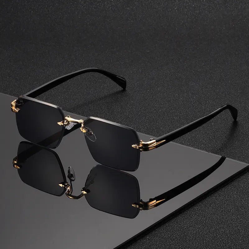 OptoSleek - Frameless Square Glasses