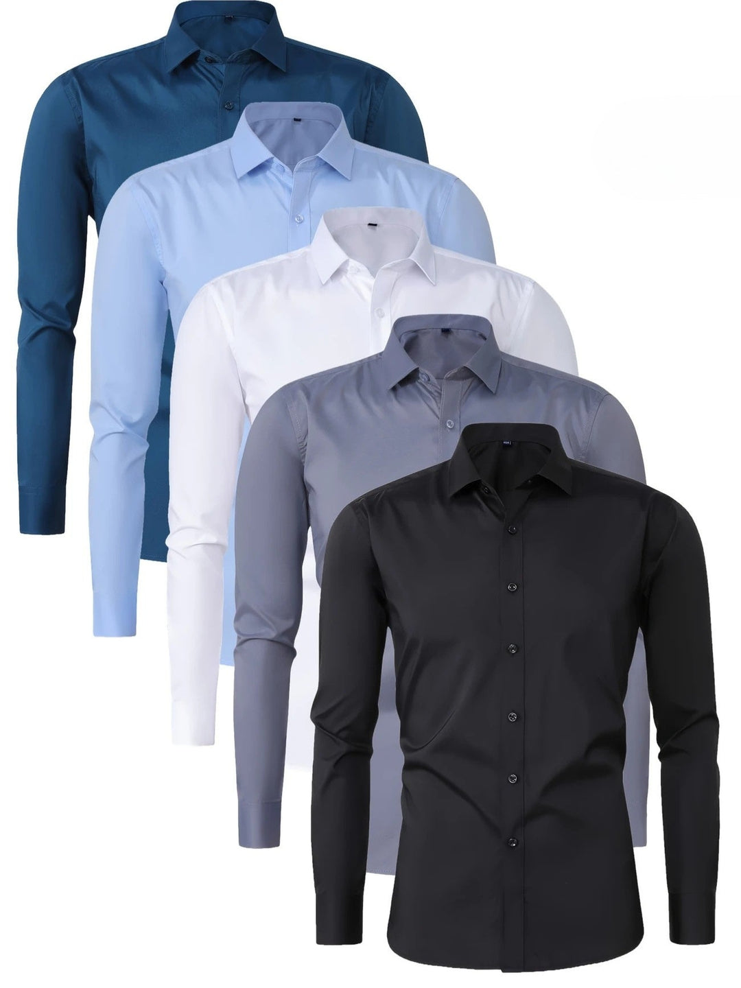 Byron - Elegant Long Sleeve Shirt With Button