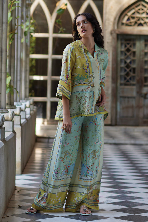 Paulette - Flair Fusion Flowers Pants Set