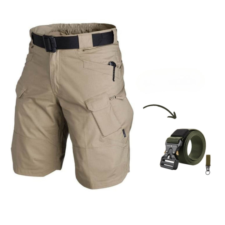 Kazuya - Cargo Shorts With 7 Pockets + Free Belt