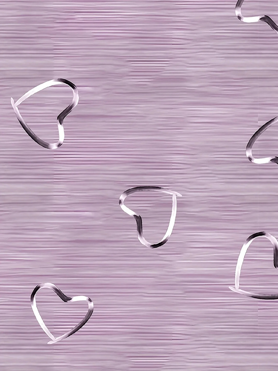 Emlyn - Fashionable V-neck And Heart Print Top