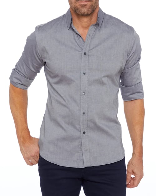Ceferino - Casual Long Sleeve Shirt With Button