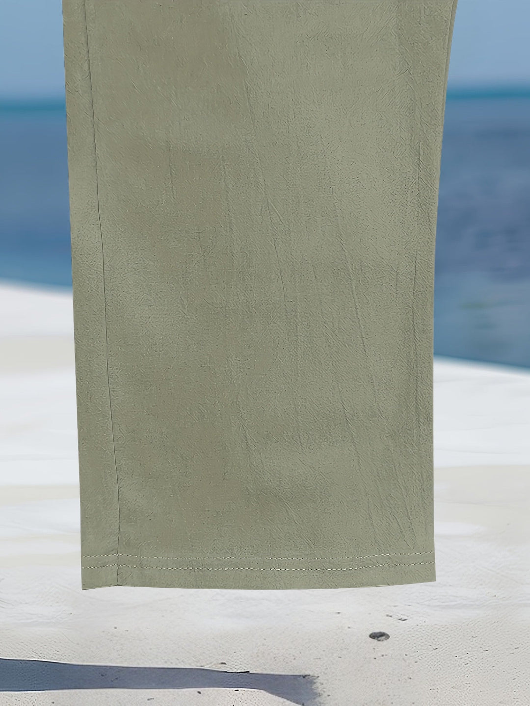 Aznar - Casual Linen Elastic Pant