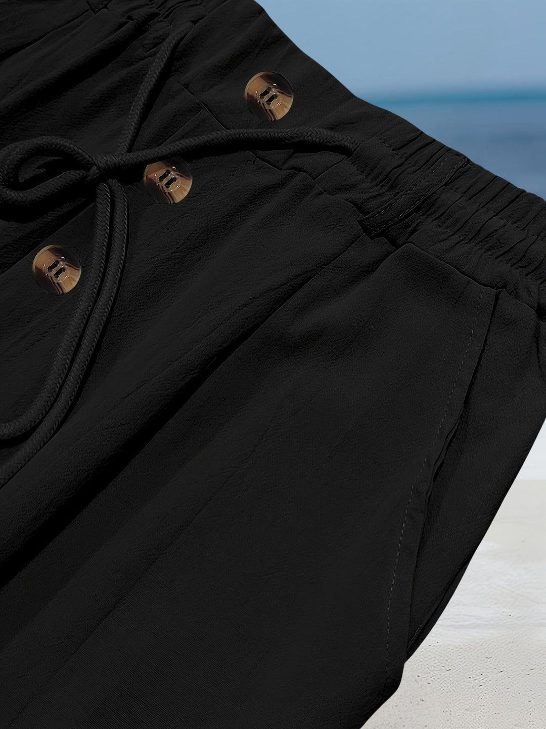 Aznar - Casual Linen Elastic Pant