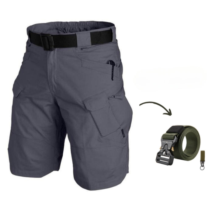 Kazuya - Cargo Shorts With 7 Pockets + Free Belt