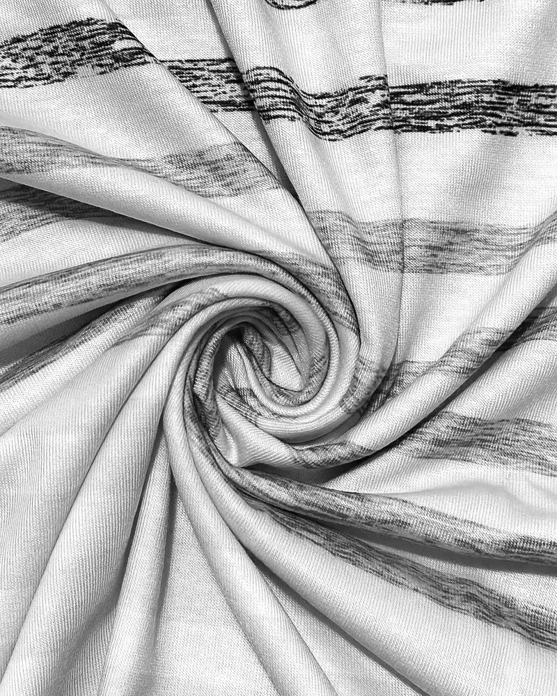 Kellie - T-Shirt Round Neck Short Sleeve Striped