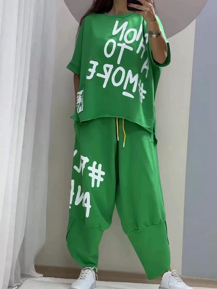 Lela - Casual Two-Piece Printed Set