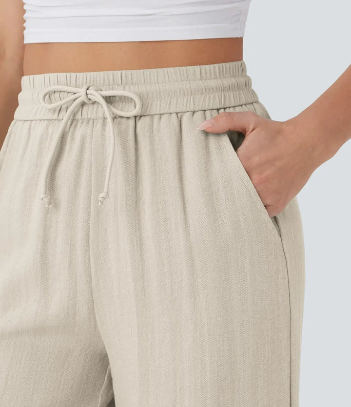 Zafeiria - Elegant Linen Pants