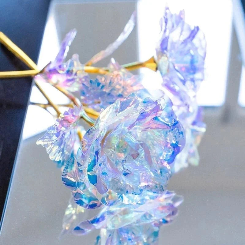 GlowPetal - Colorful Crystal Rose