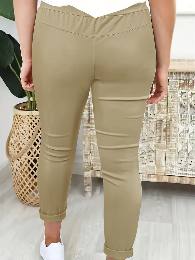 Jaimee - Comfortable Drawstring Trousers