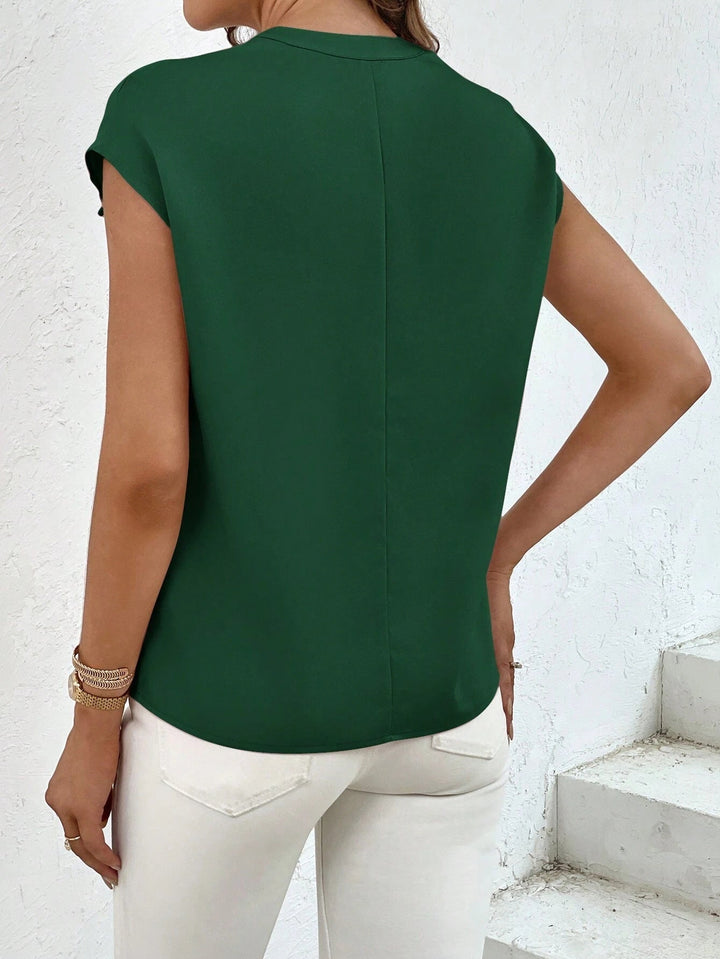 Marquita - Summer Casual Short Sleeve Shirt With Pockets