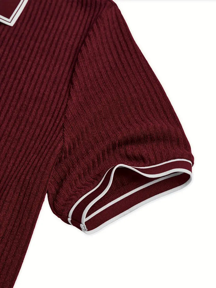 Orestis - Elegant Short Sleeve Polo Shirt