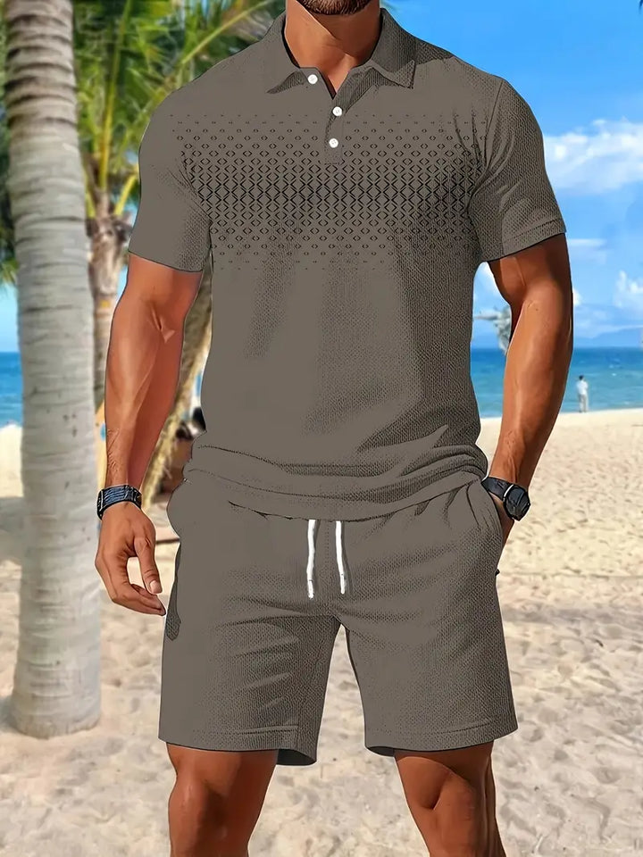 Zackary - Summer Short Sleeve Two Piece Set