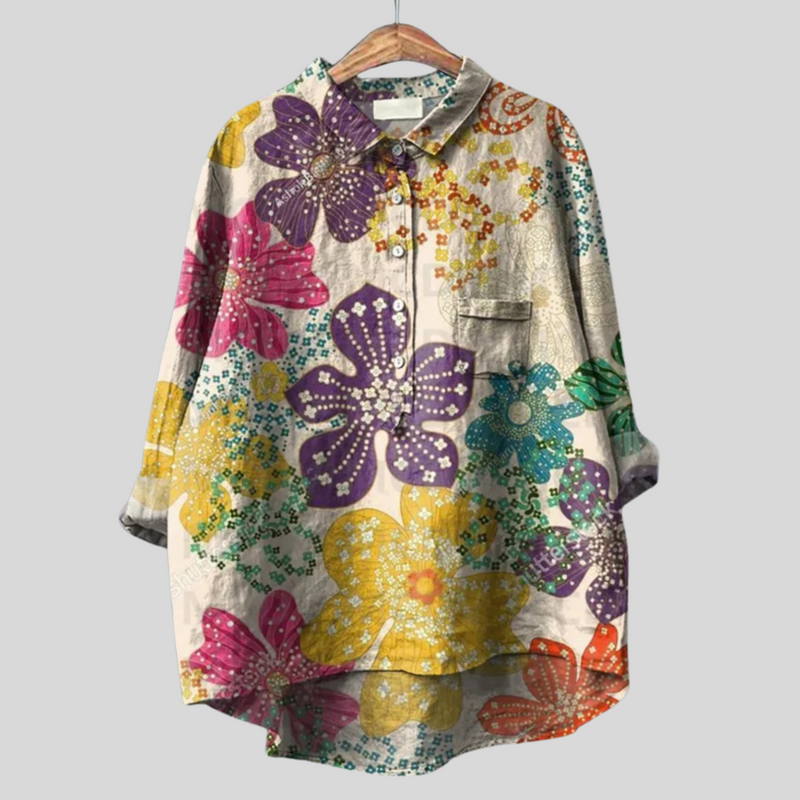 Matilde - Handmade Floral Shirt