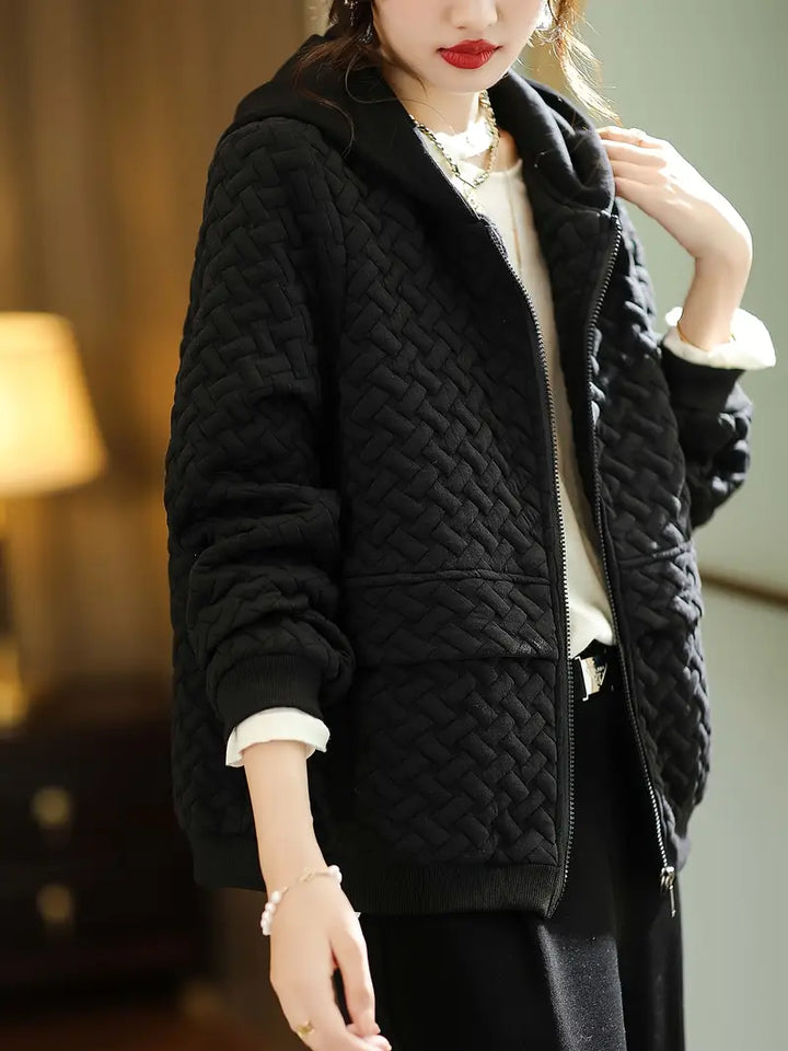 Earnestine - Quilted Hoodie