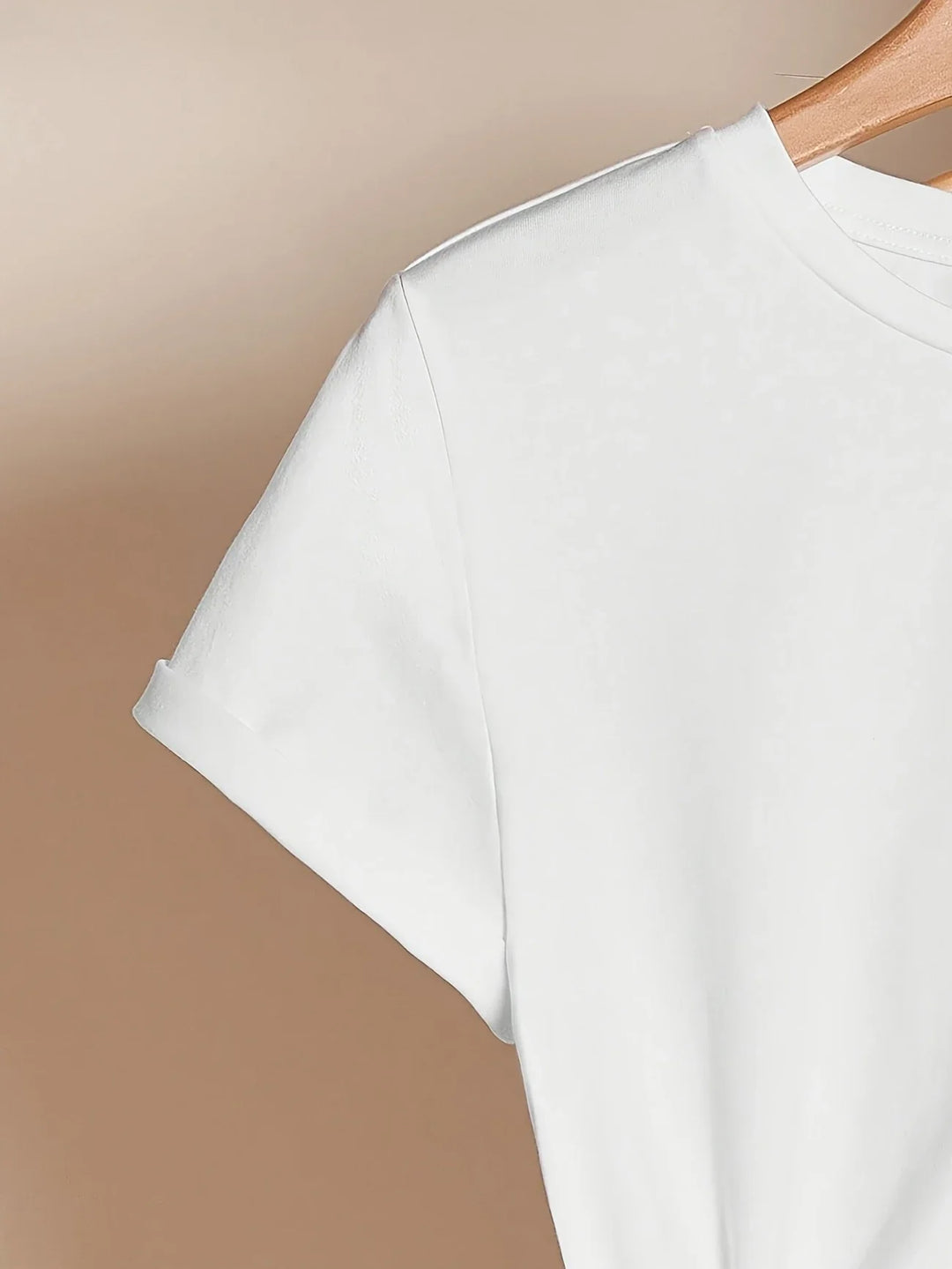 Larson - Casual Short Sleeve T Shirt With Heart Print