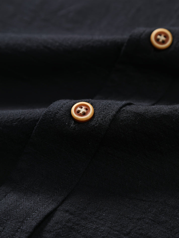 Tejada - Casual Cotton Shirt With Pocket