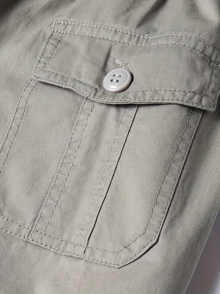 Theodore - Breathable Cotton Cargo Shorts