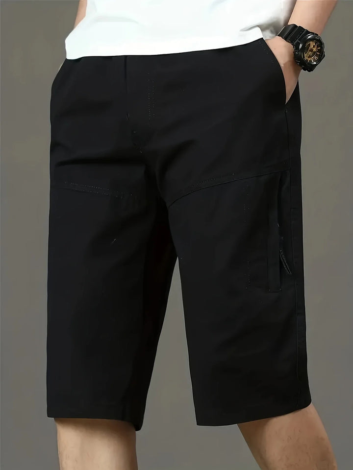 Stepan - Breathable And Multi-Pocket Cargo Shorts