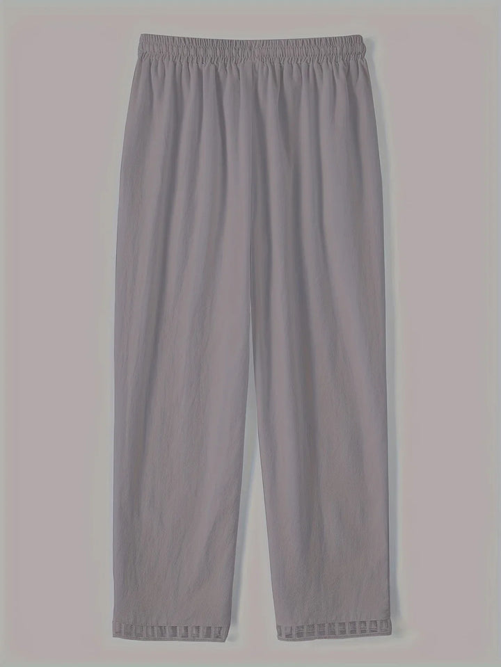 Tracey - Contrast Trim Cropped Pants