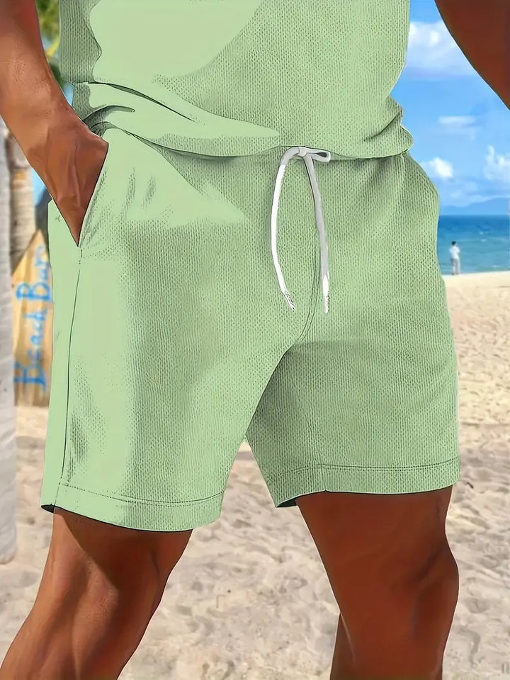 Zackary - Summer Short Sleeve Two Piece Set