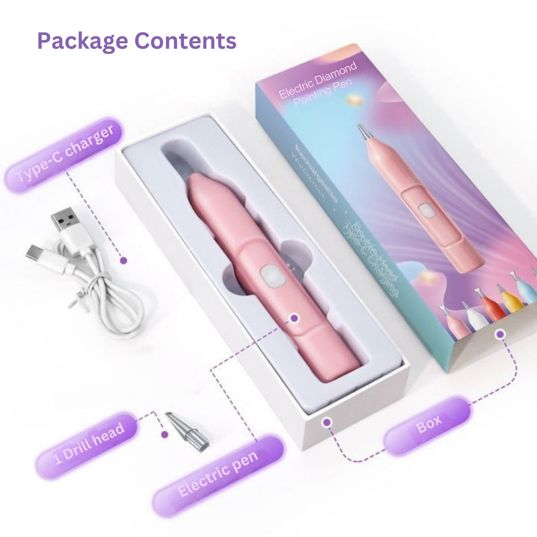 DazzleDot - Electric Diamond Painting Pen 6 Colors