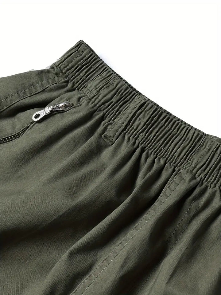 Theodore - Breathable Cotton Cargo Shorts