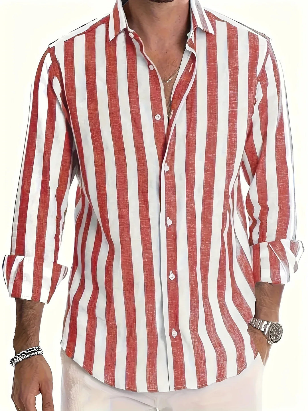 George - Stylish Long Sleeve Striped Shirt