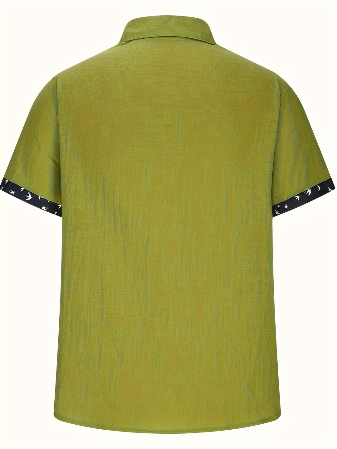 Trofim - Elegant Cute Bird Print Shirt