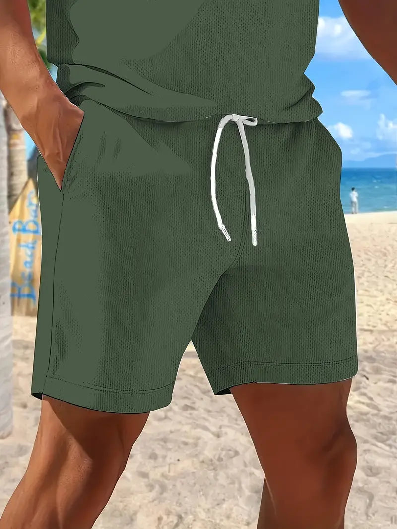 Zackary - Summer Short Sleeve Two Piece Set