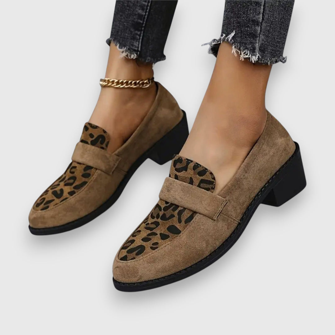 Lucyna - Elegant Leopard Print Loafer