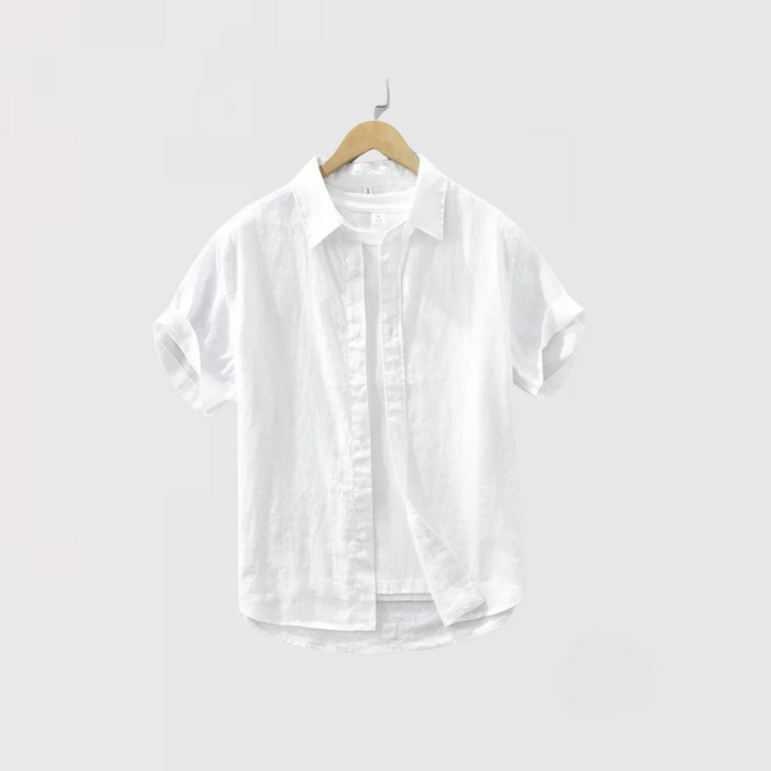Kurtis - Short Sleeve Linen Shirt