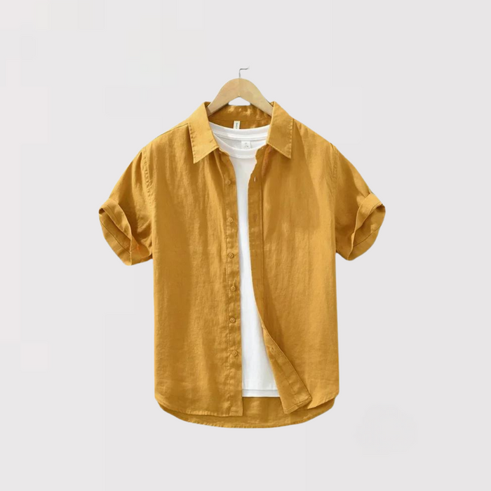 Kurtis - Short Sleeve Linen Shirt