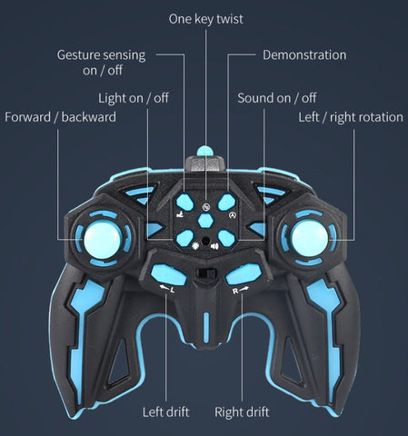 GyroRacer - Gesture Sensor Controlled Stunt Remote Control Car