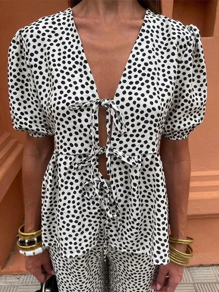 Videlia - Elegant Two Piece Summer Set