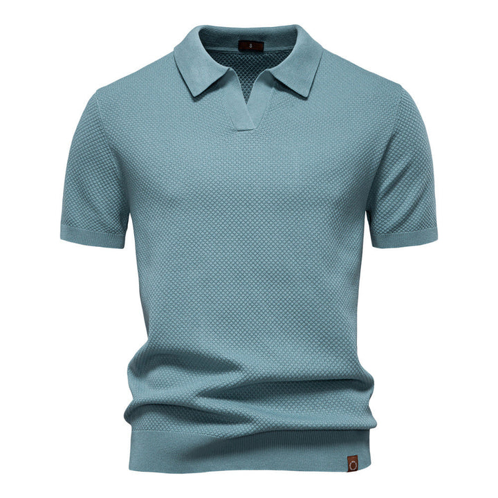 Kostas - Elegant Short Sleeve Polo Shirt