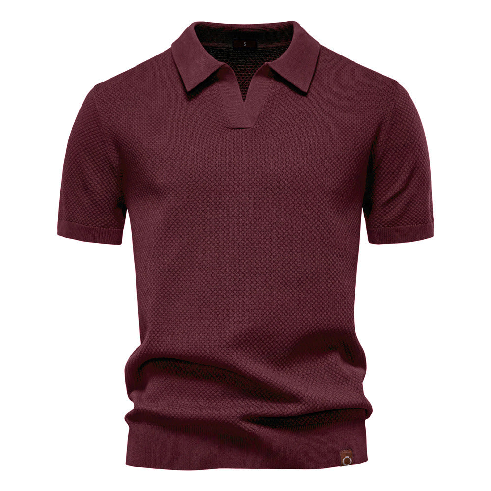 Kostas - Elegant Short Sleeve Polo Shirt