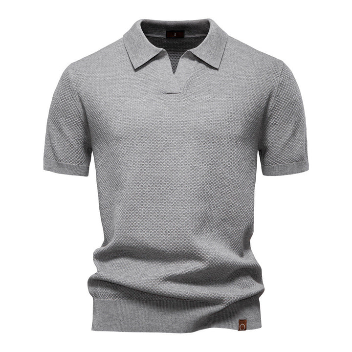 Kostas - Elegant Short Sleeve Polo Shirt