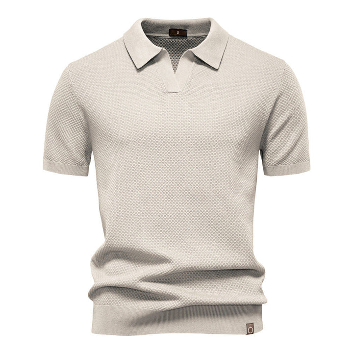 Kostas - Elegant Short Sleeve Polo Shirt