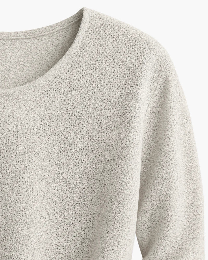 Beltran - Elegant Long Sleeve Knitted Shirt